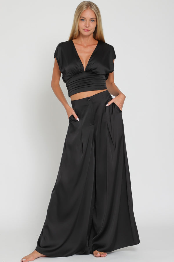 Evie Satin Top