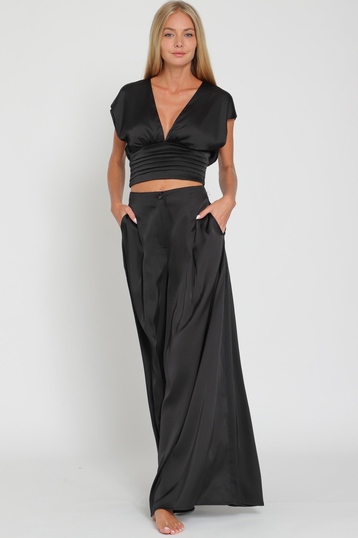Evie Satin Top