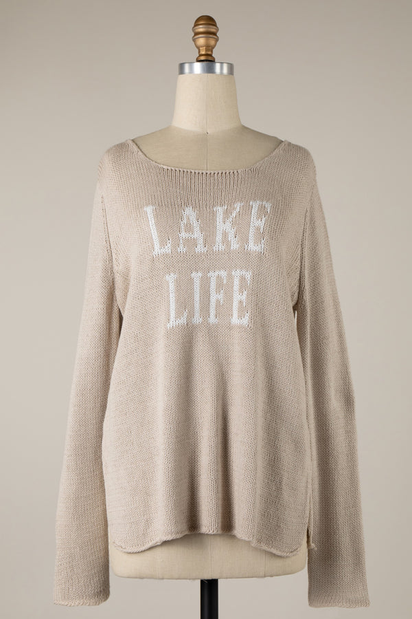 Lake Life Oversized Sweater