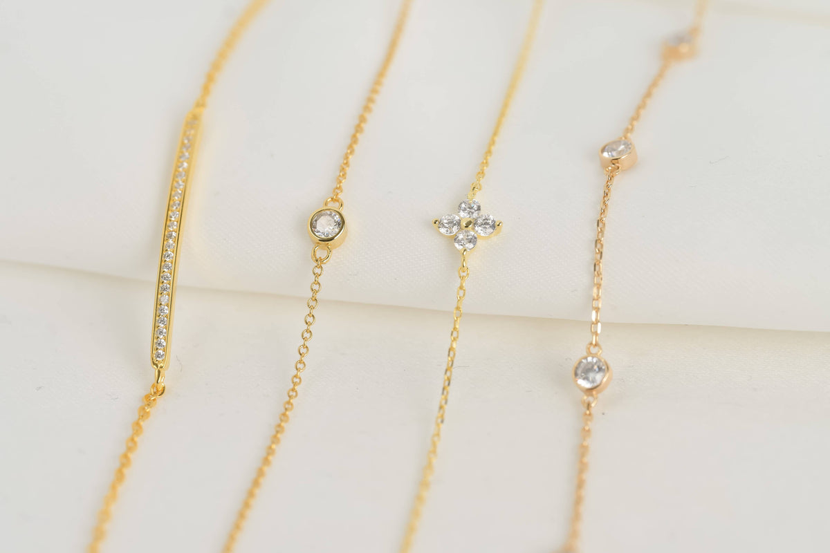 Dainty Gold & Silver Bracelets