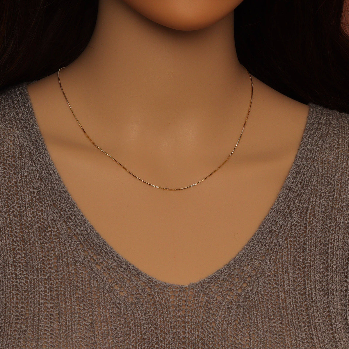 B&B Box Chain Necklace