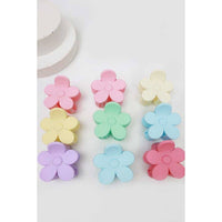 Medium Matte Flower Hair Clip