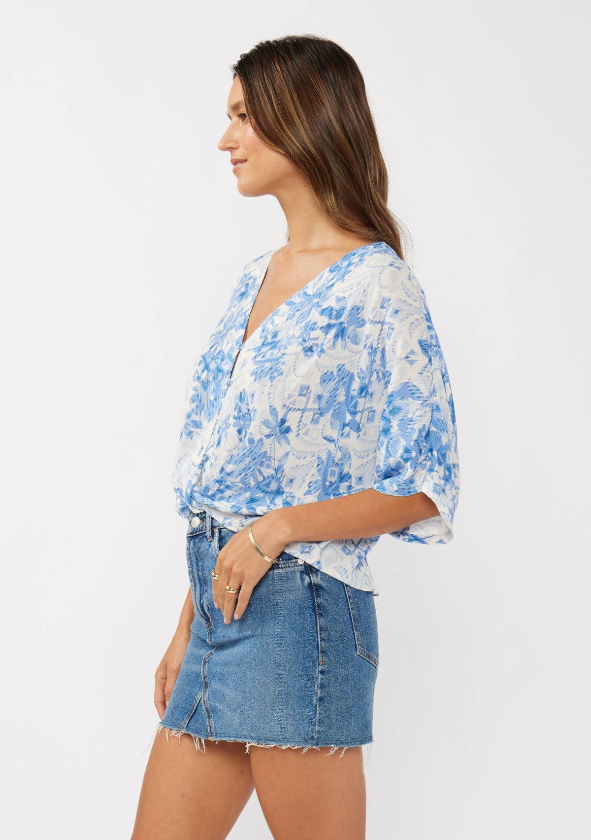 Jade Floral Top