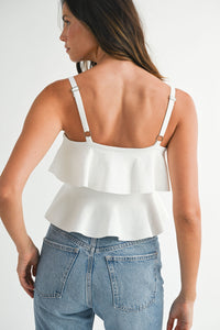 Belle Ruffle Top