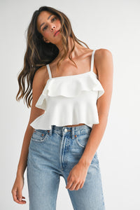 Belle Ruffle Top