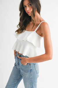 Belle Ruffle Top
