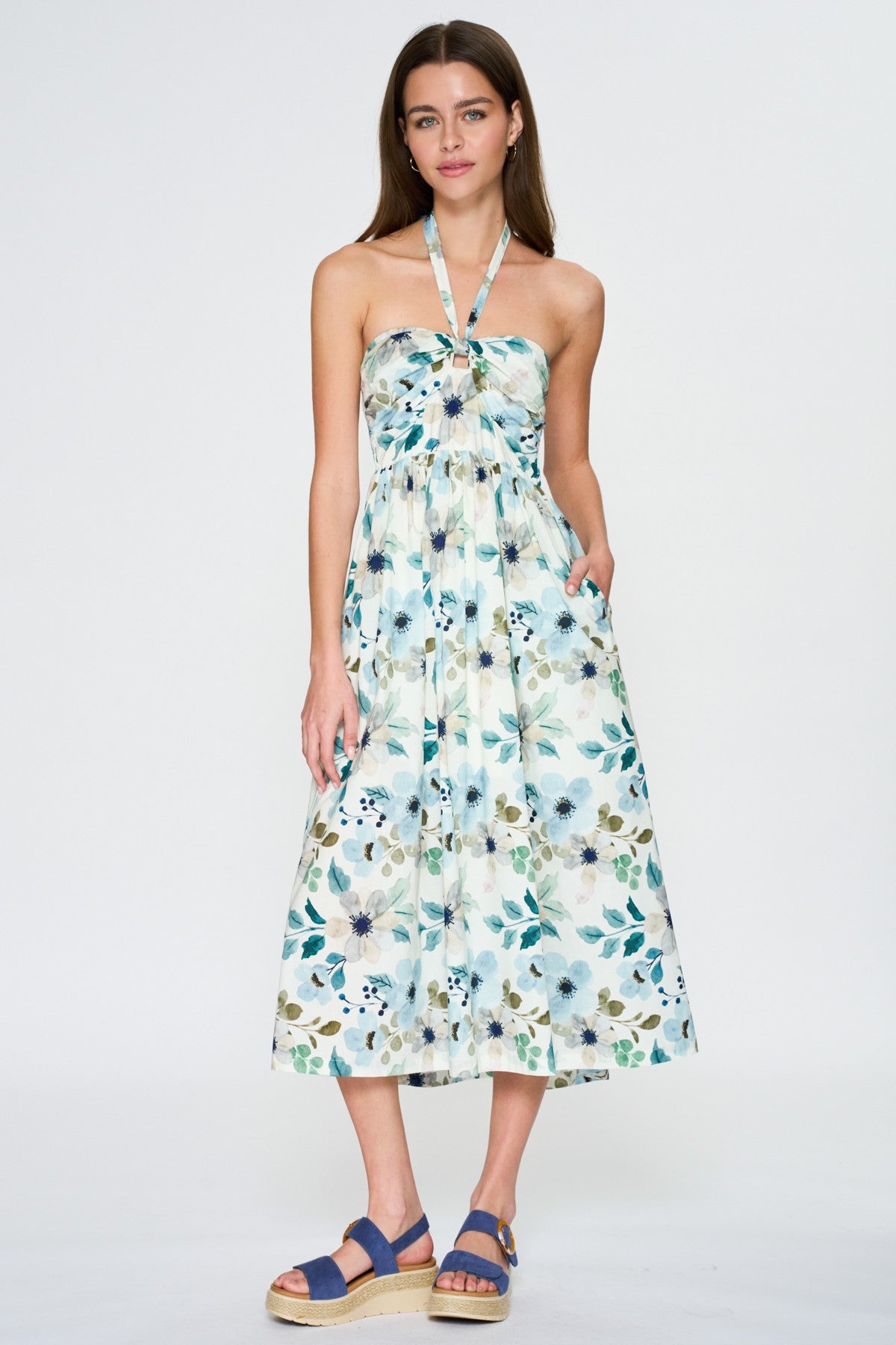 Bloom Floral Midi Dress