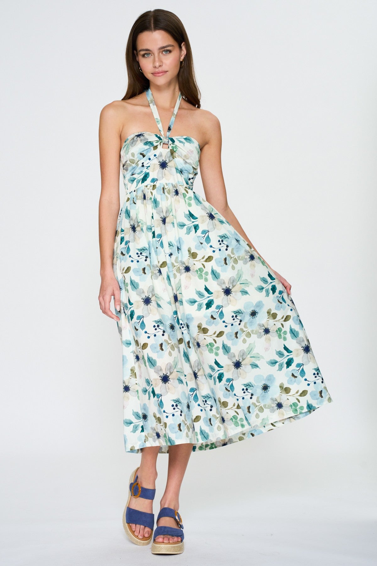 Bloom Floral Midi Dress