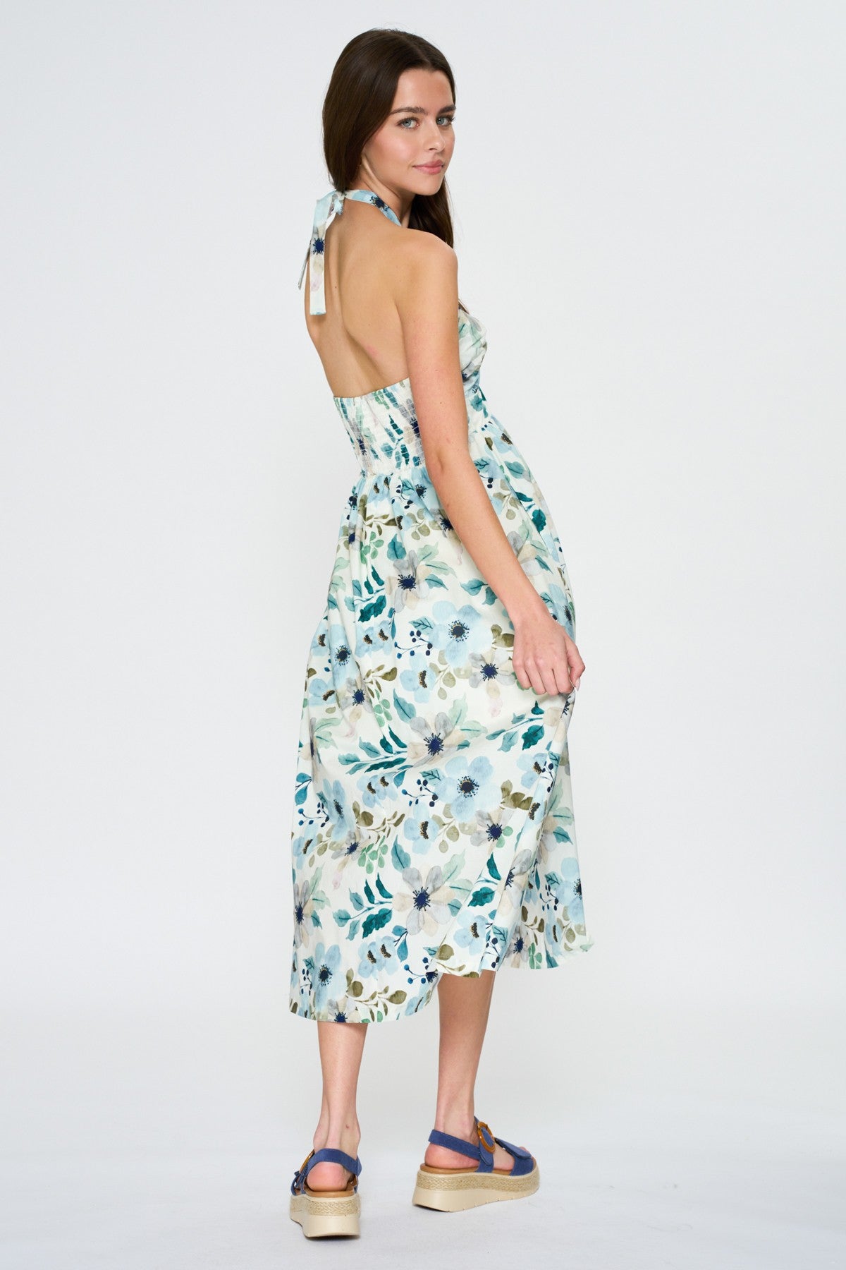 Bloom Floral Midi Dress