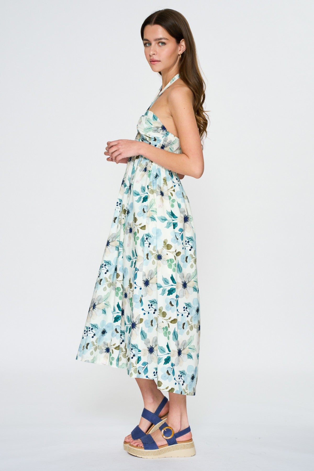 Bloom Floral Midi Dress