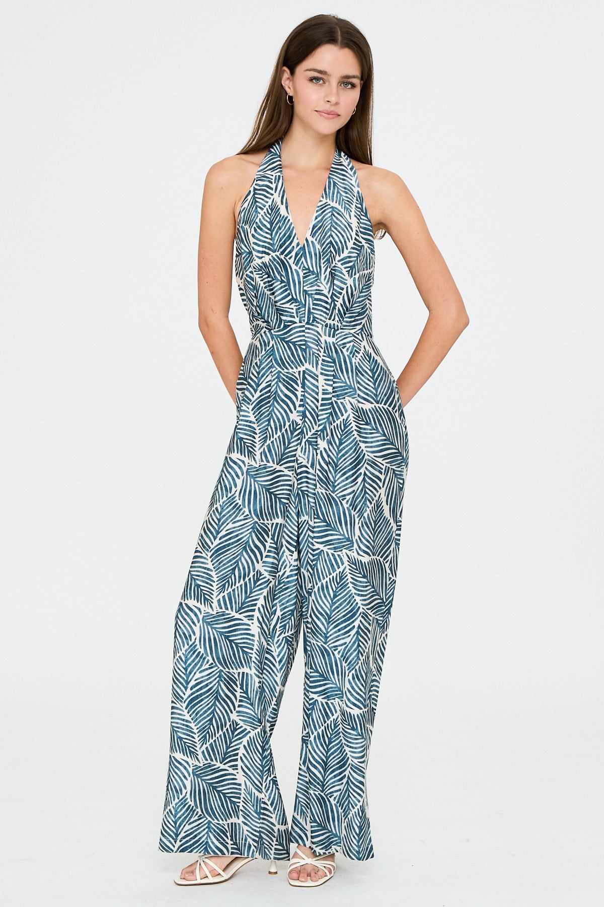 Fern Halter Neck Jumpsuit