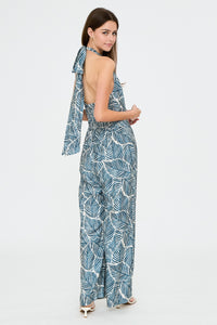 Fern Halter Neck Jumpsuit
