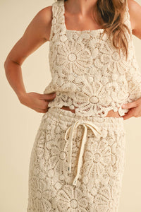 Flower Crochet Top