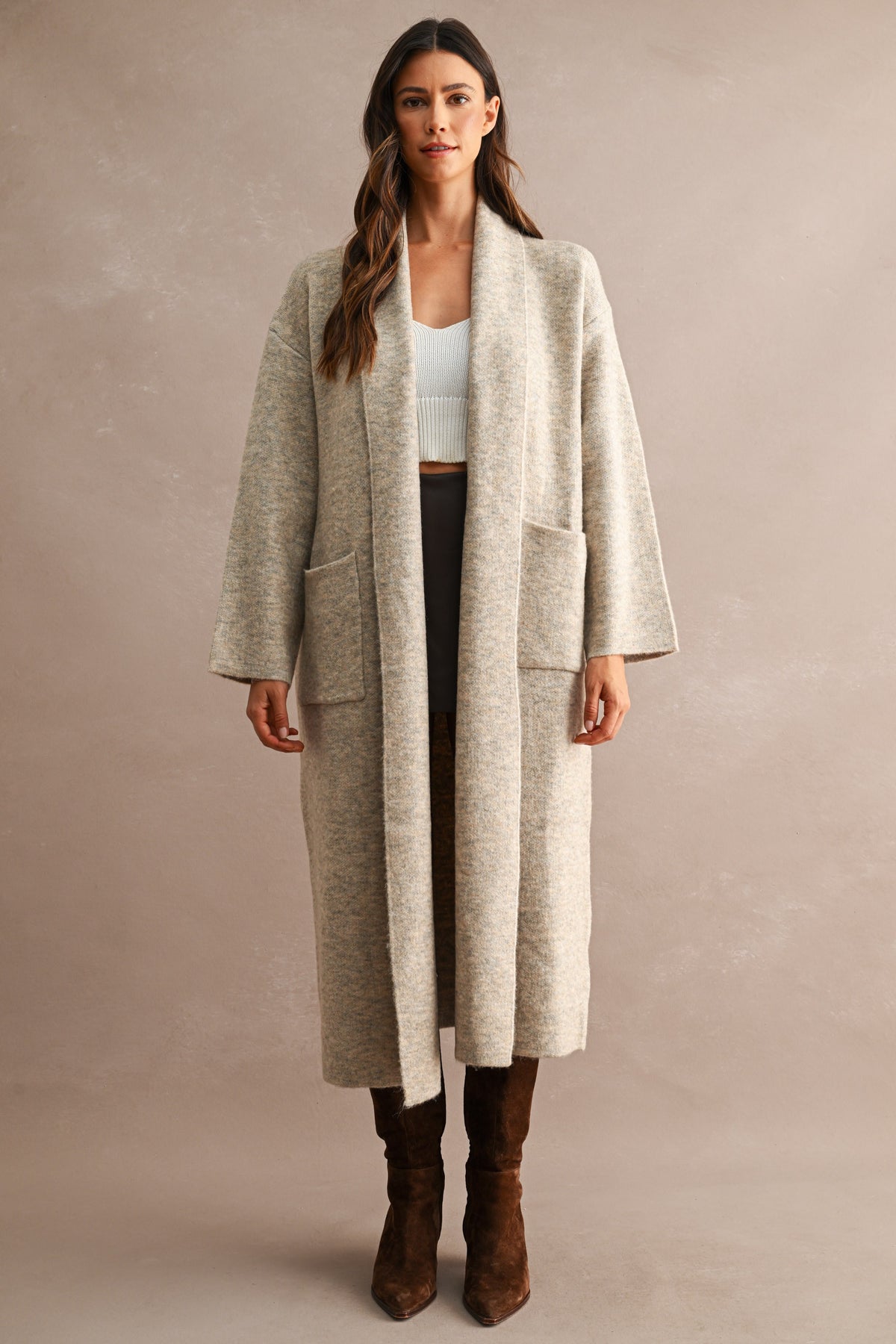 Nancy Open Front Cardigan