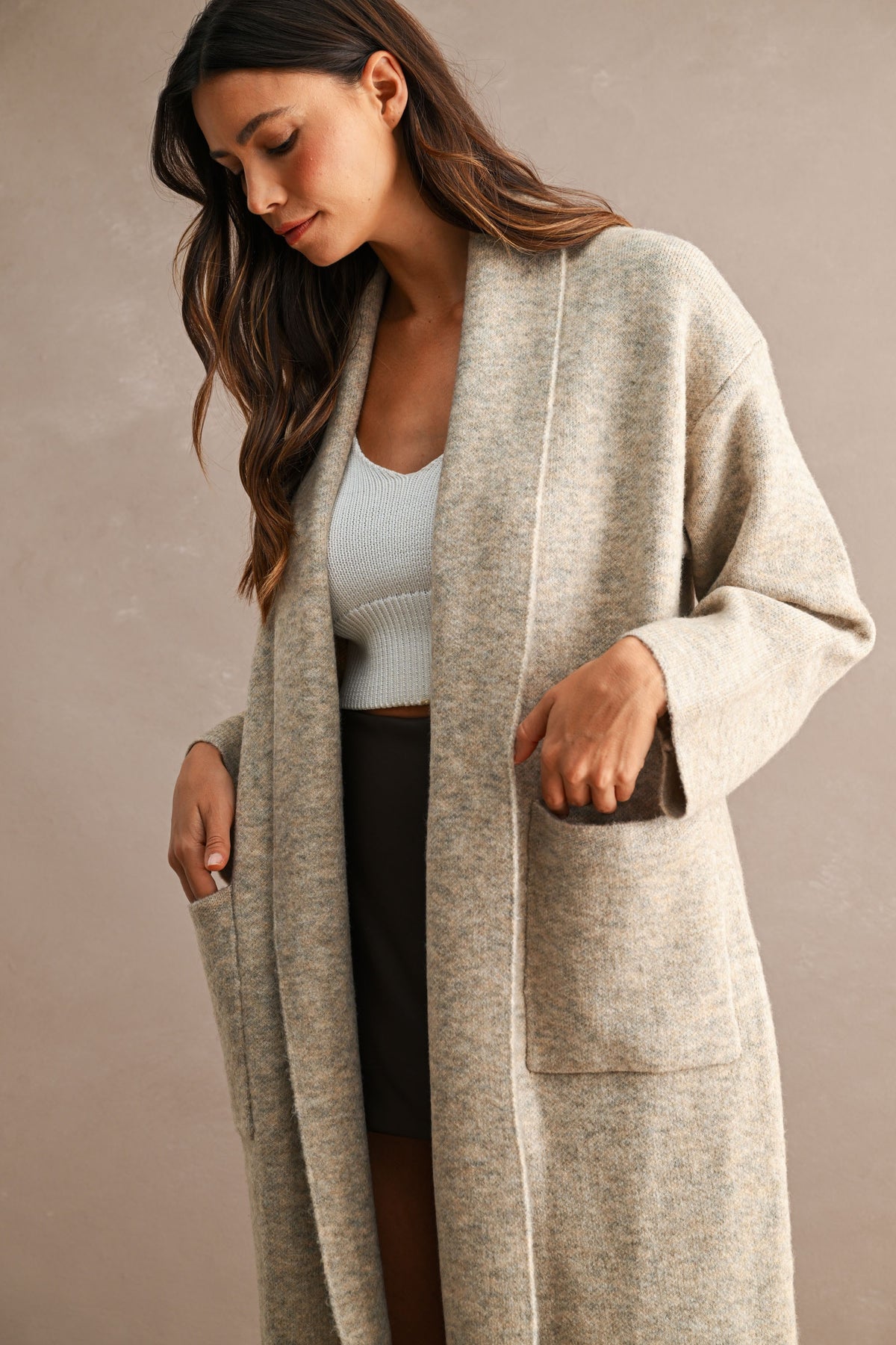 Nancy Open Front Cardigan