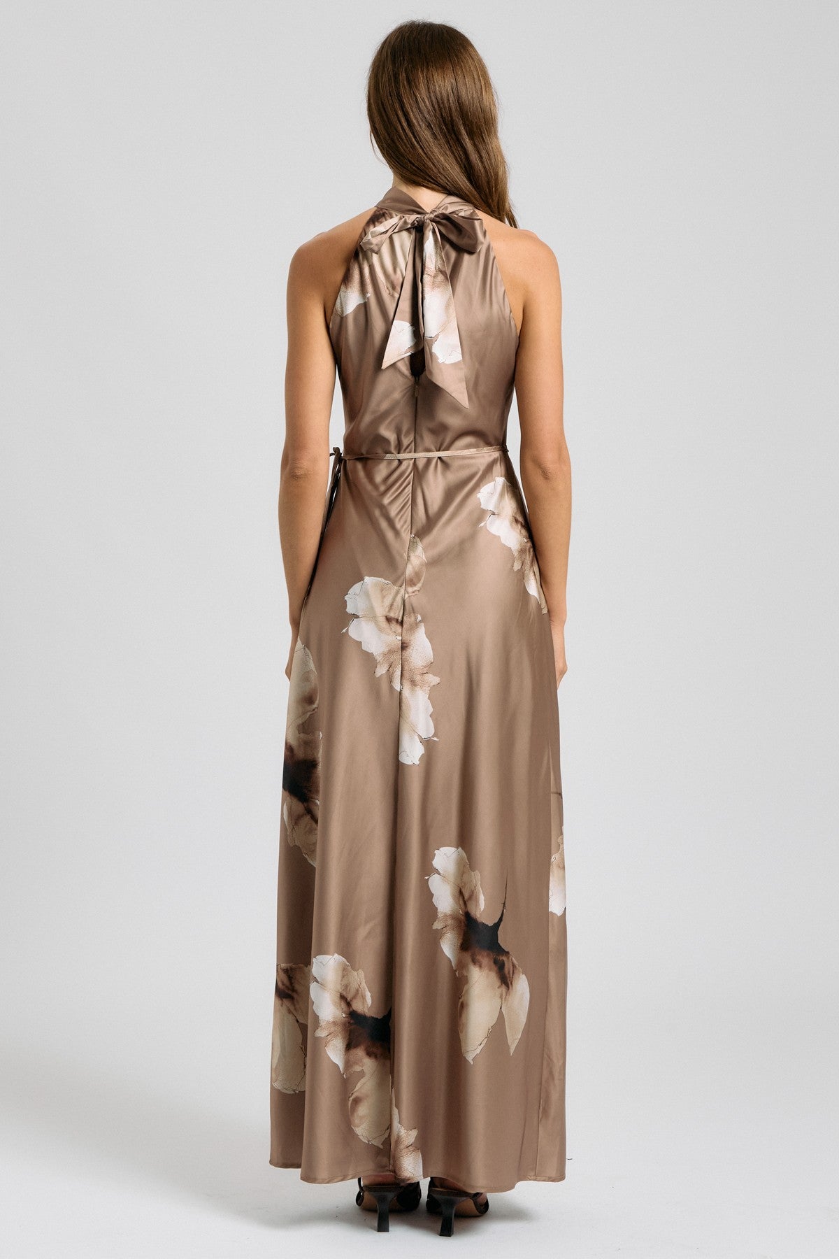 Floral Halter Maxi Dress