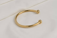 Gold Cuff Bangle Bracelets