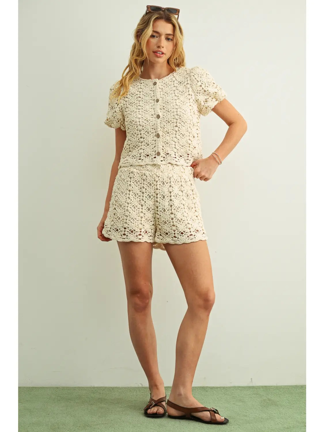 Mabel Crochet Top