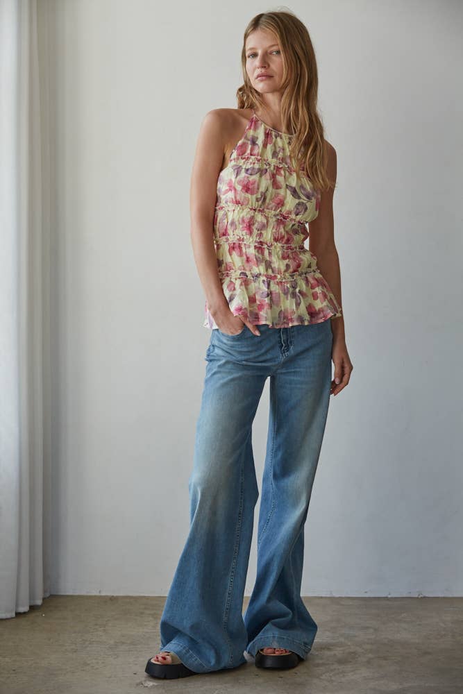 Priya Floral Top