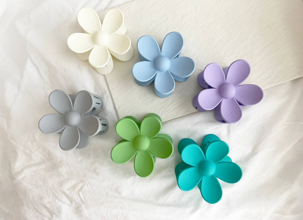 Flower Claw Clips