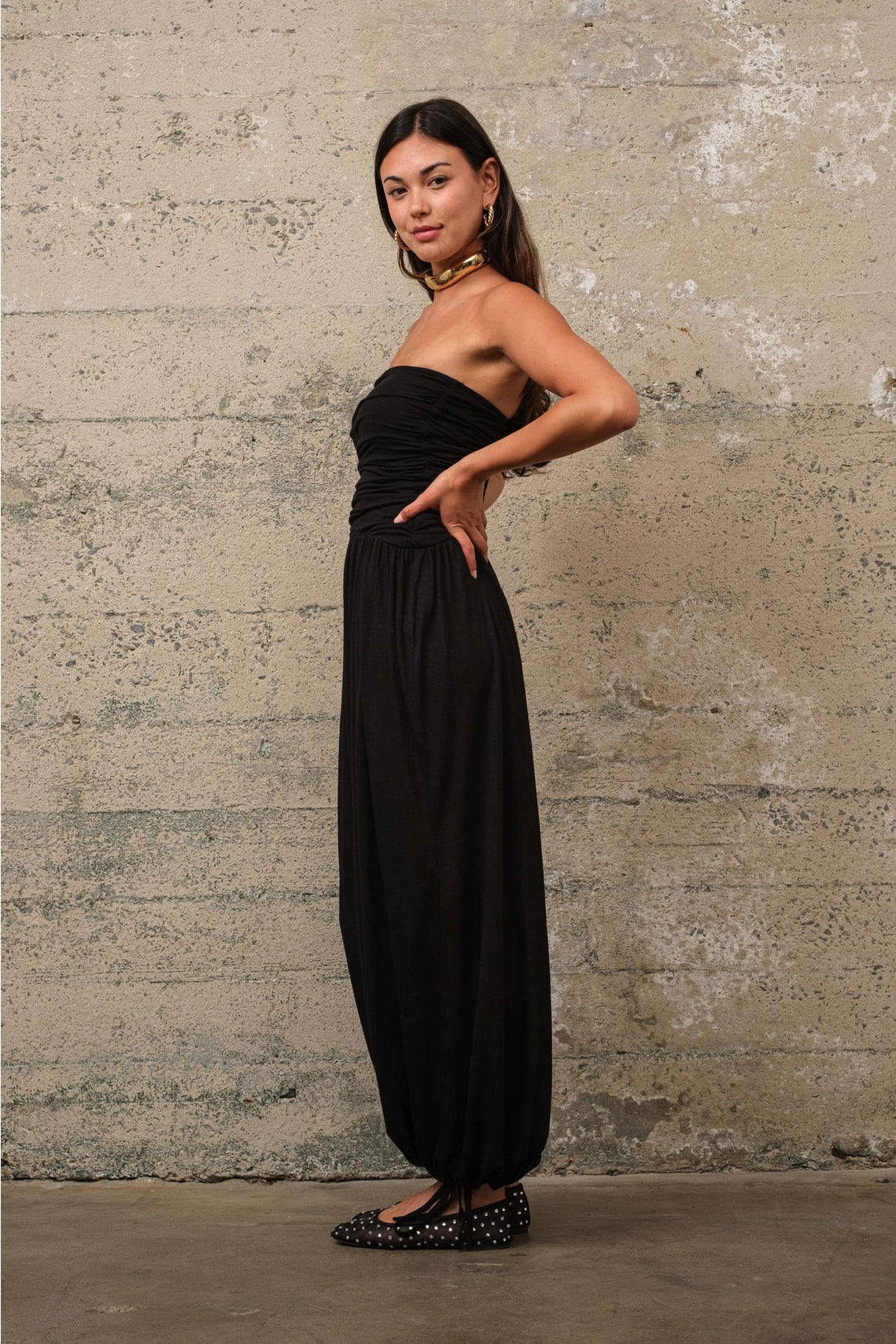 Abby Strapless Jumpsuit