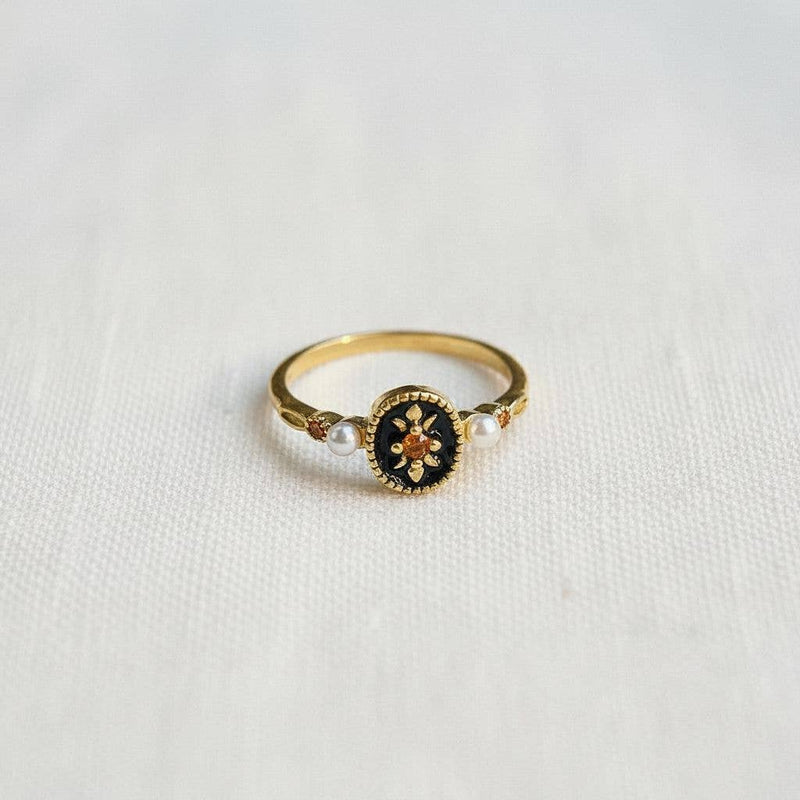 Vintage Enamel Drip Ring