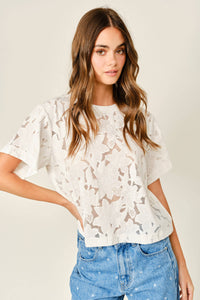 Amber Floral Lace Top
