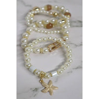 Pearl Stackable Beaded Bracelet