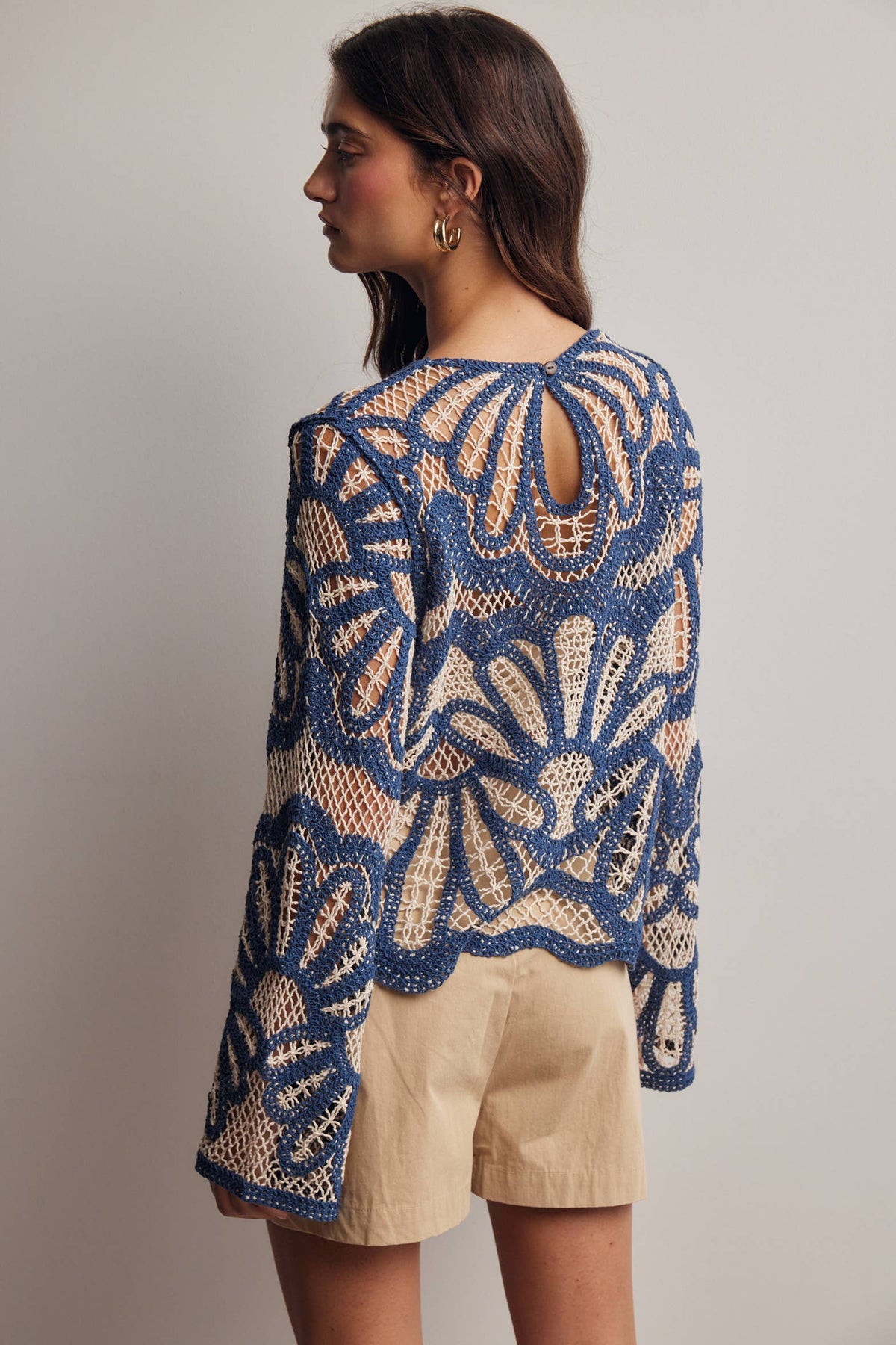Crystal Crochet Sweater