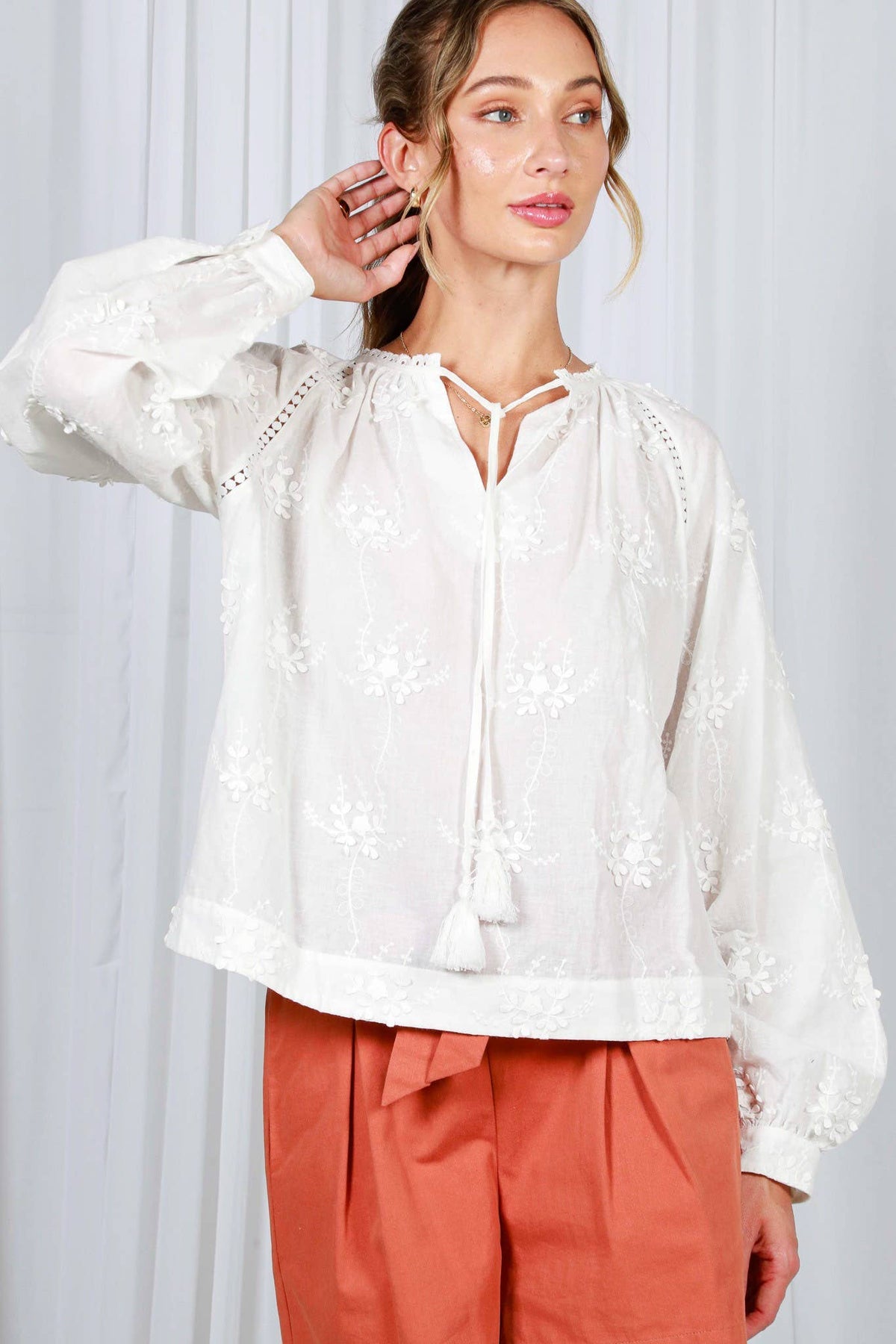 Florence Embroidered Blouse