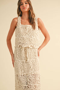 Flower Crochet Top