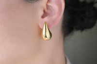 Tear Drop Stud Earrings