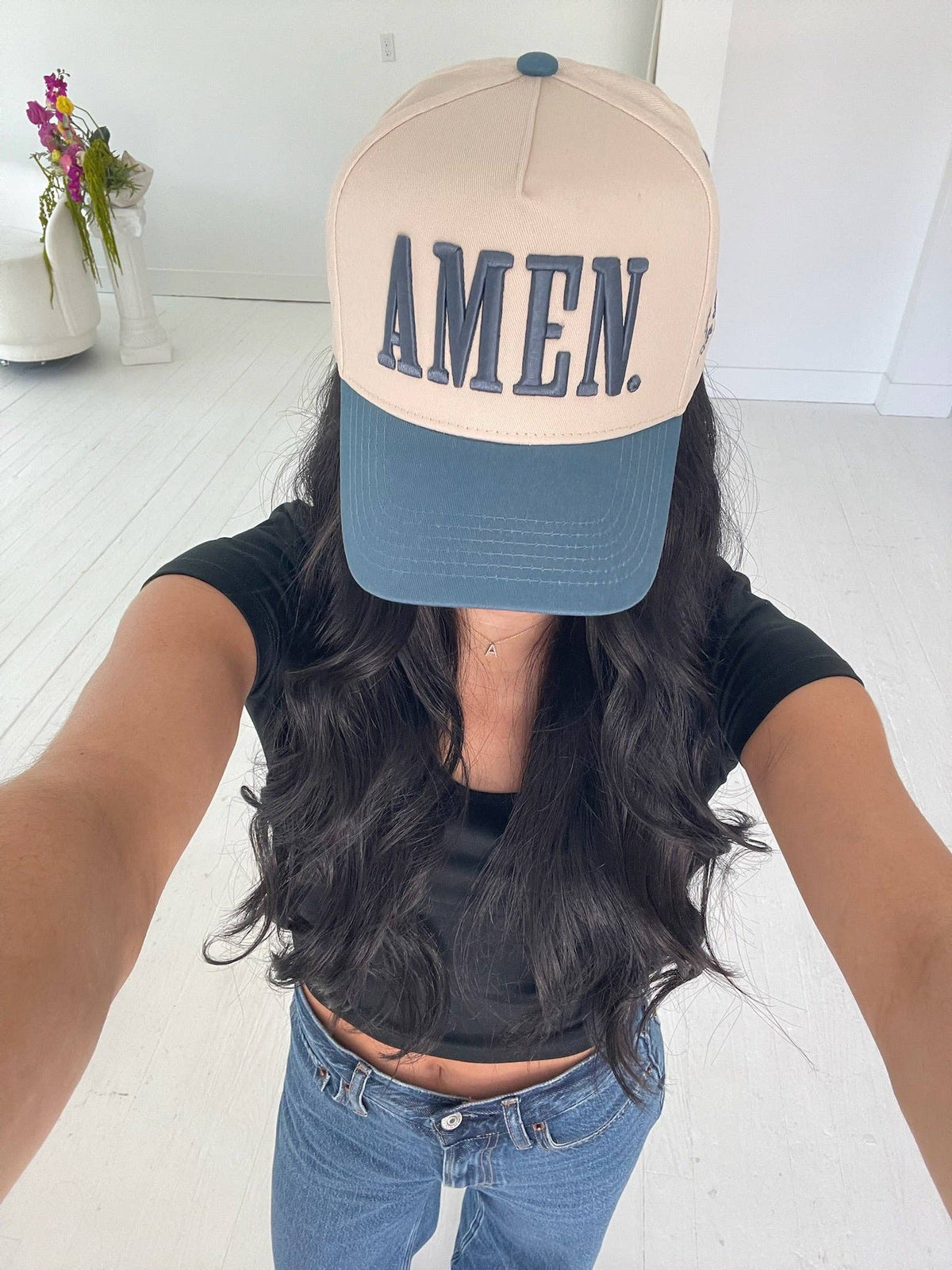 Vintage Trucker Hat- AMEN