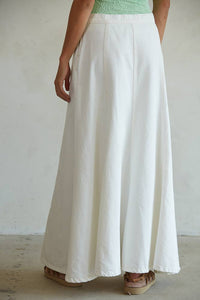 Liv Denim Maxi Flare Skirt