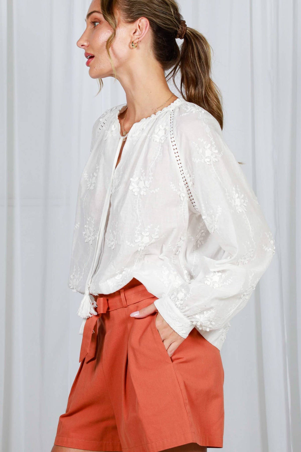 Florence Embroidered Blouse