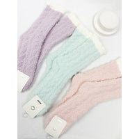 Cable Knit Cozy Socks