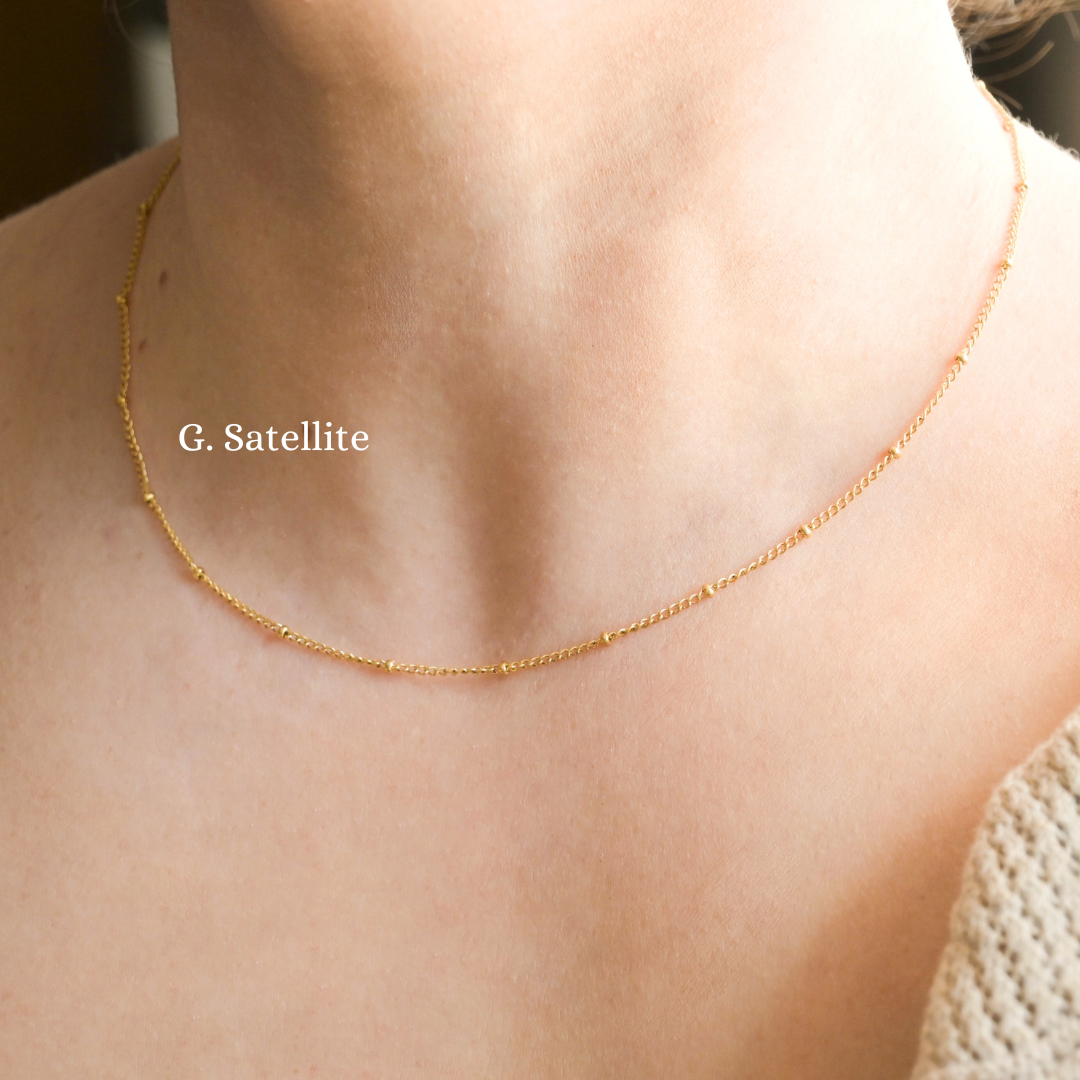 Dainty Herringbone Necklace