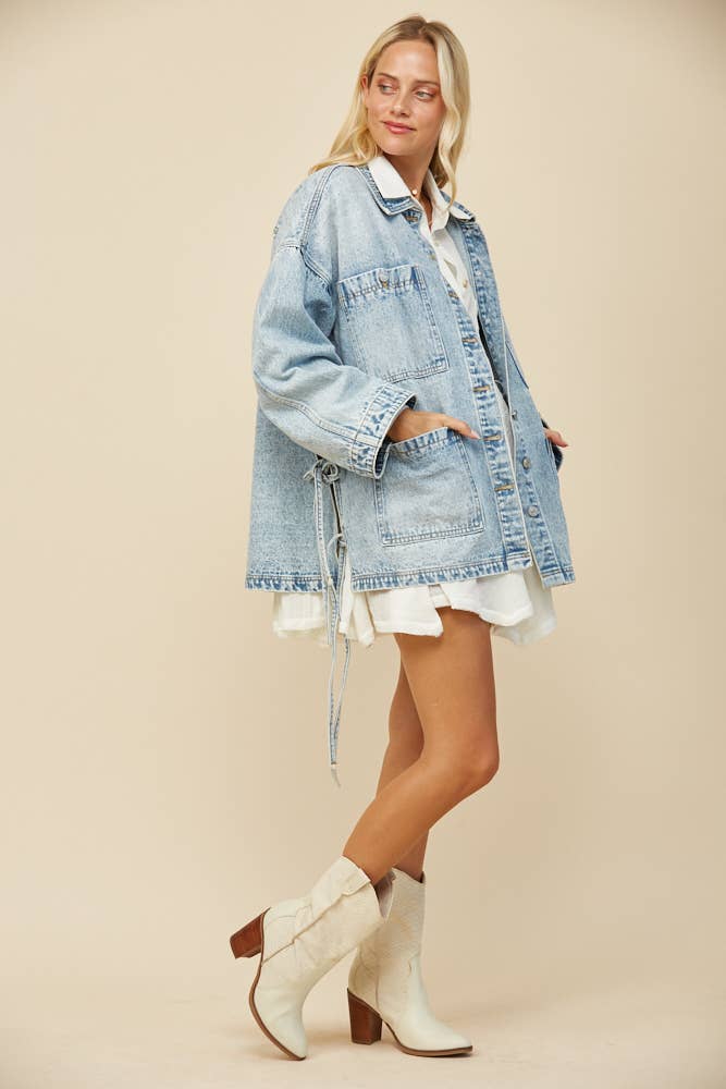 Blake Oversized Denim Jacket – Reverie Boutique