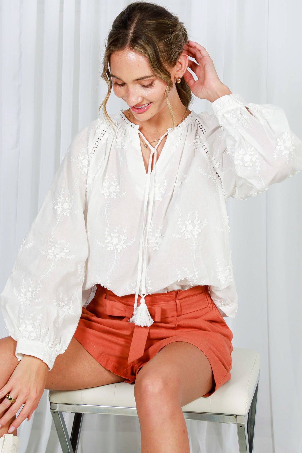 Florence Embroidered Blouse