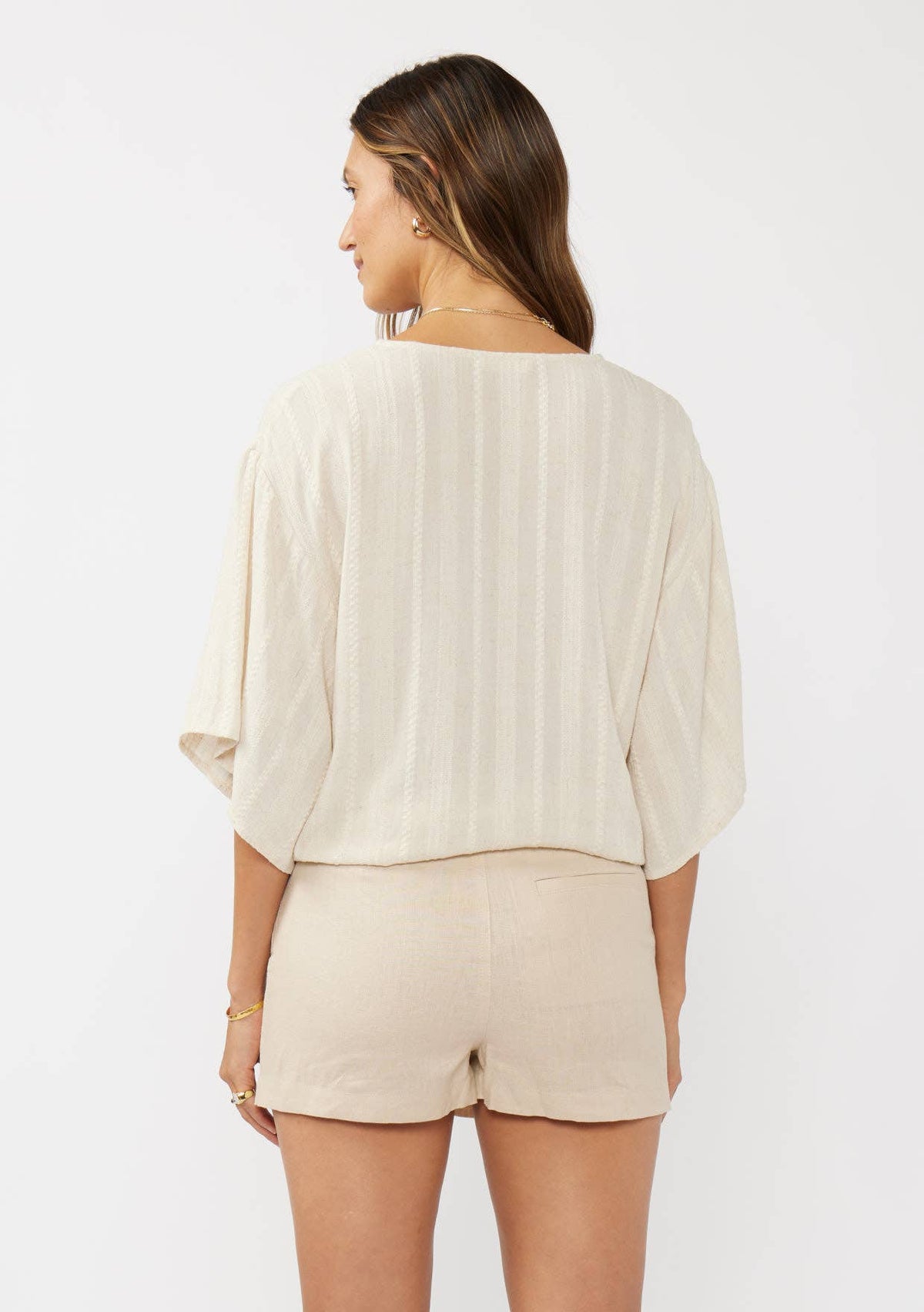 Kelli Tie Front Blouse
