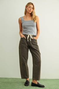 Bailey Polka Dot Barrel Jeans