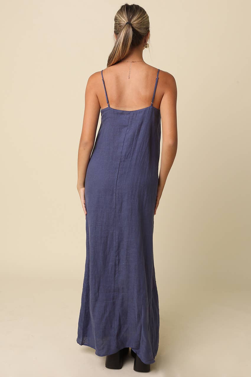 Anna Linen Maxi Dress