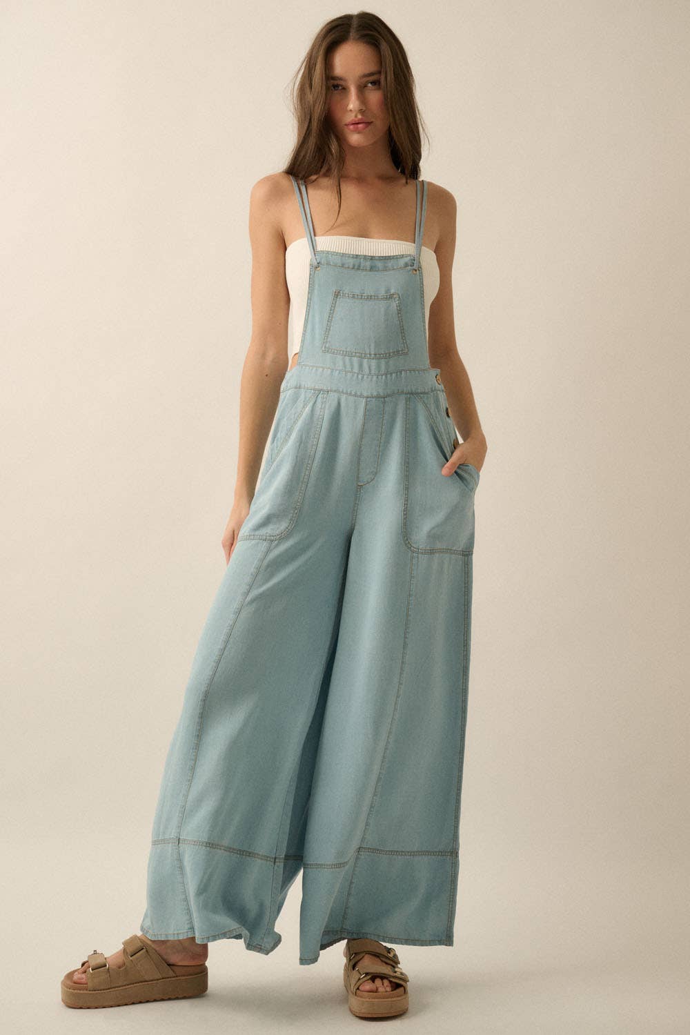 Danielle Denim Overall Jumpsuit