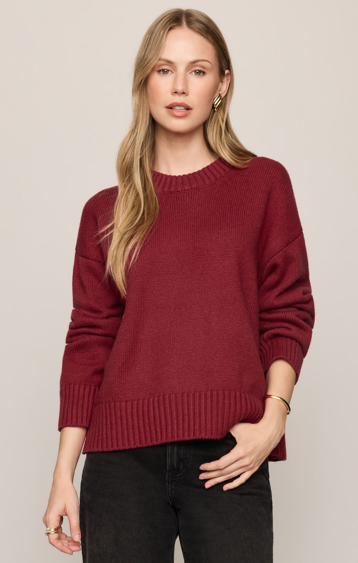 Cloud Spun Shaped Crew Sweater