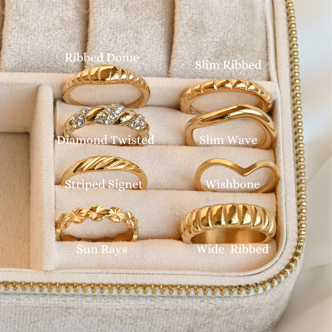 Gold Stacker Rings