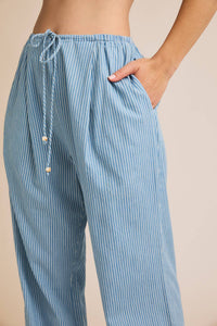 Camden Drawstring Chambray Pants