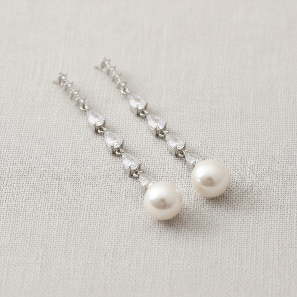 Long Tassel Pearl Earrings