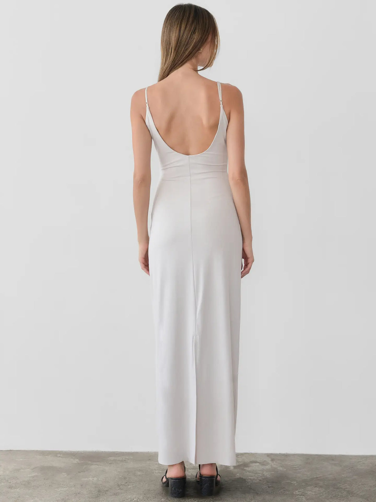 Tris Stretch Scoop Back Dress