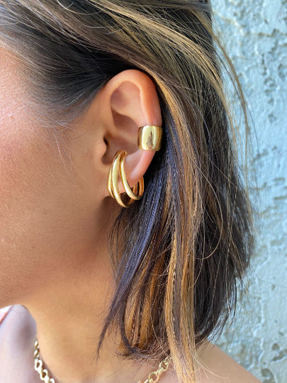 Ear Cuff Earrings Gold Filled