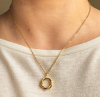 Delicate Circle Necklace